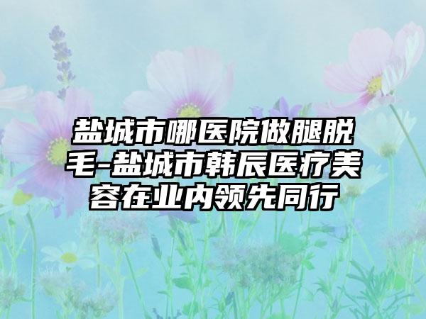 盐城市哪医院做腿脱毛-盐城市韩辰医疗美容在业内领先同行